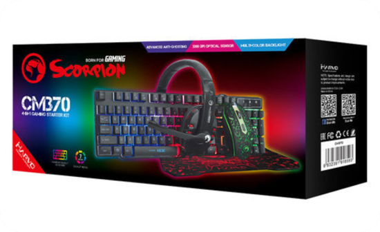 ערכת גיימינג MARVO Scorpion 4 in 1 CM-375 thumbnail