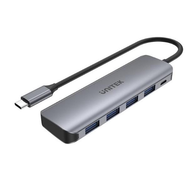 מתאם/ מפצל  UNITEK uHUB P5+ 5-in-1 USB-C Hub  H1107A thumbnail