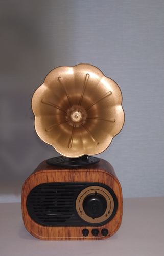 רמקול רטרו פטיפון אלחוטי B5 thumbnail