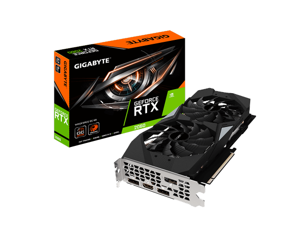 כרטיס מסך GIGABYTE GV-N2060OC-6GD RTX2060 6GB thumbnail