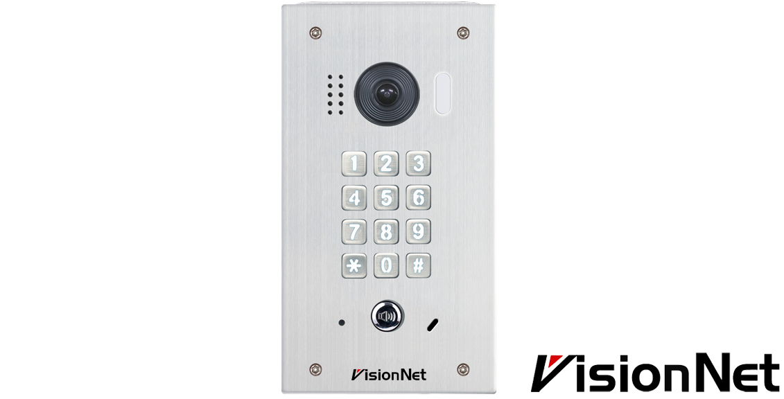 קיט אינטרקום אפליקציה קודן ומצלמה שקוע כולל מסך עם מקשי מגע דגם VisionNet DT-611F thumbnail